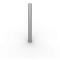 Rustfri st�lstolpe | � 76 mm | uden dekorativ ring | fastmonteret, til indst�bning i beton | samlet l�ngde: 1200 mm | uden l�s | uden �je